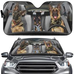 Pára-brisas engraçado para carros, Auto Sun Shade, Presente para ele, Acessórios para cães, Decoração Pug - Image 3