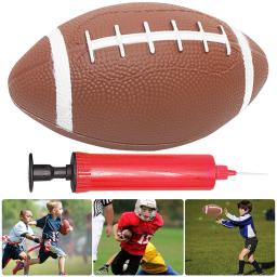 Bola de rugby pequena antiderrapante com inflador para adolescentes, futebol americano, bola de jogo para crianças, ensino - Image 1