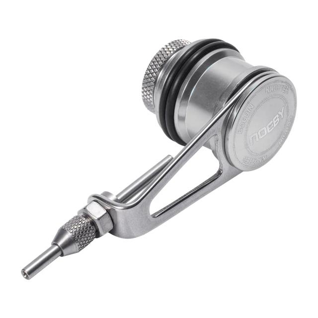 Noeby PR Bobbin Knotter GT: Ferramenta de Amarração de Linha de Pesca com Moldura Inoxidável e Rewind de Alumínio