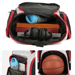 Mochila esportiva leve impermeável para homens, Saco de transporte de futebol para basquete, Saco de escola de grande capacidade - Image 4