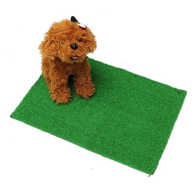 Tapete de Banheiro de Grama Artificial para Treinamento de Animais de Estimação - Almofada Interna para Cães e Gatos