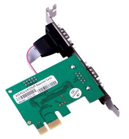 Cartão de Expansão para Windows XP 7, 2 Portas, RS232, COM, Pin DB9, PCI-E, Express X1, Cartão - Image 2
