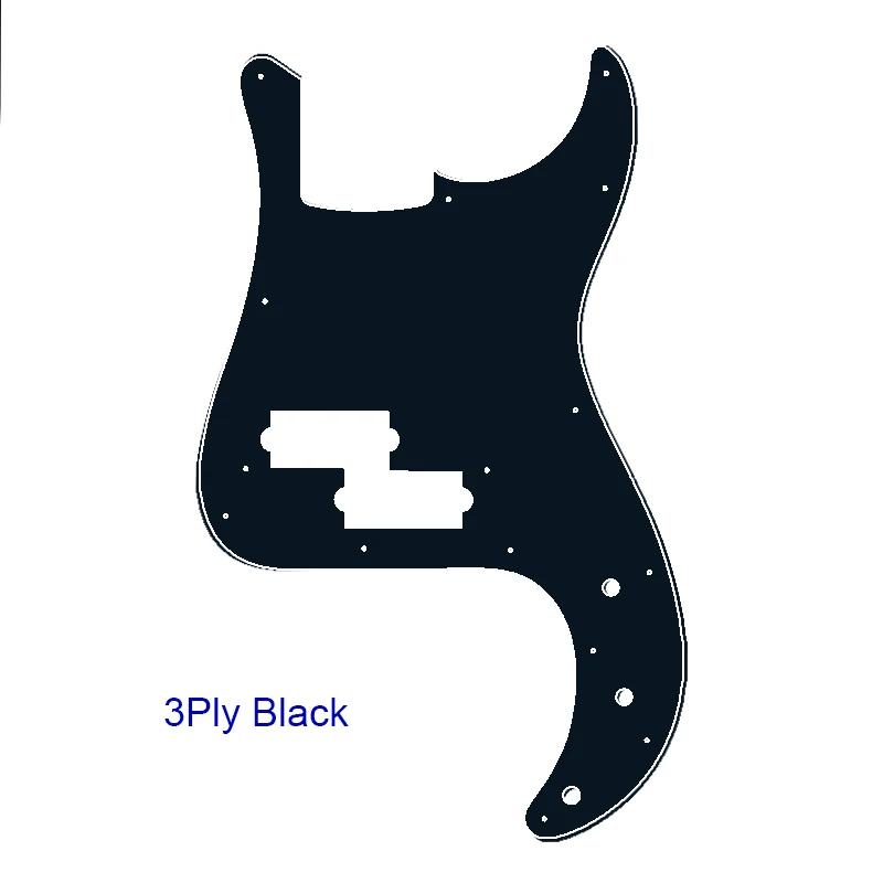 Peças de guitarra personalizada qualidade guitarra elétrica pickguard-para japão 4 cordas de precisão baixo p baixo guitarra pickguard placa de risco - Image 1