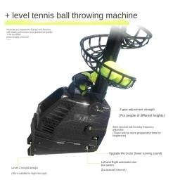 Máquina de bola de tênis Self-prática jogando máquina, único com captura Net, dispositivo de prática portátil, treinador assistente - Image 2
