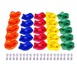Pedras de parede de escalada com parafusos para crianças e adultos, pega os pés de mão, ginástica ginástica, esportes ao ar livre - Image 6