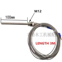 Sonda de controlo de temperatura, Termopar, Sensor de fios, Ferramentas para trabalhar madeira, M8, M10, M12, COMPRIMENTO, 2m, 3m - Image 3