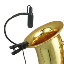Microfone por sax com 3 pinos e 4 pinos, plug xlr de 3.5mm, microfone para instrumento musical, tipo omni direcional - Image 1