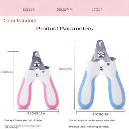 Cortador de unhas com lixa para cães e gatos pequenos, conjunto de produtos de limpeza, tesoura e aparador 1pc - Image 6
