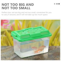Terrário Plástico Portátil para Animais de Estimação, Terrário Tartaruga para Tartaruga Réptil, Tanque para Répteis e Tartaruga, Living and Pet - Image 1