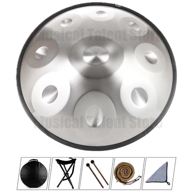 Handpan D Minor Steel Tongue Drum: Perfeito para Yoga, Meditação e Música em 440Hz e 432Hz com 9 a 14 Notas