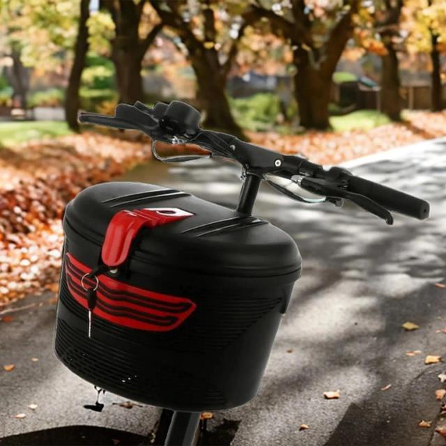 Cesta de Bicicleta com Bloqueio e Suporte Estável para Carga Segura e Prática