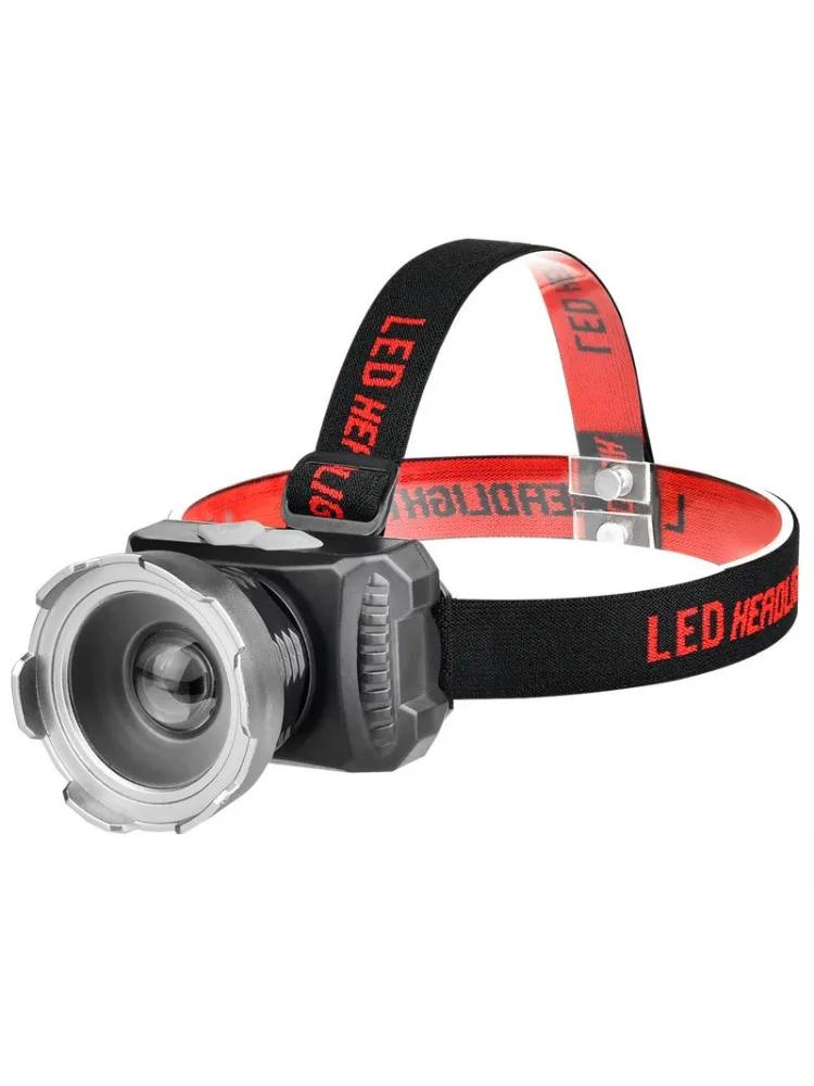 Powerful LED Headlamp with 3 Modes Built-in Battery USB Rechargeable Head Torch Lamp Camping Emergency Lantern - Image 1