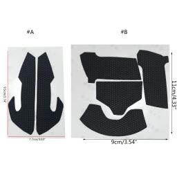 Dn59 fita antiderrapante para pele mouse, patins laterais traseiros, adesivos para absorção umidade, - Image 6