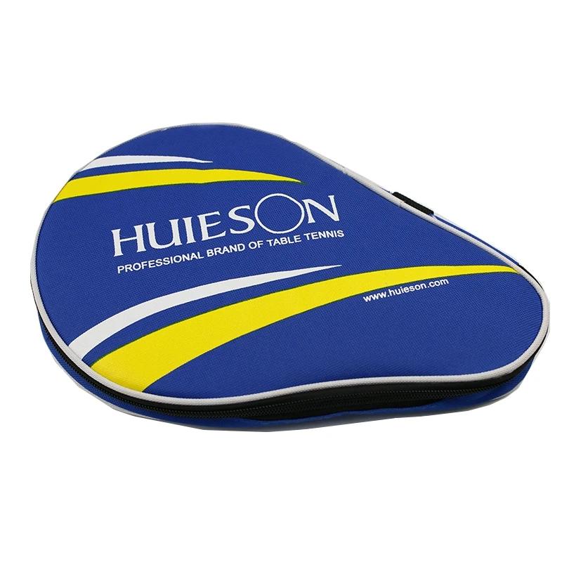 Huieson-Estojo De Raquete De Tênis De Mesa, Tamanho Duplo, Forma De Cabaça, Tecido Oxford, Bolsa Exterior Com Zíper, 2 Ping Pong Paddle, 3 Bolas - Image 1