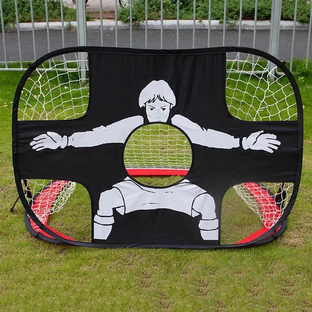 Meta de Futebol Dobrável 120x80cm - Treino e Jogo Profissional