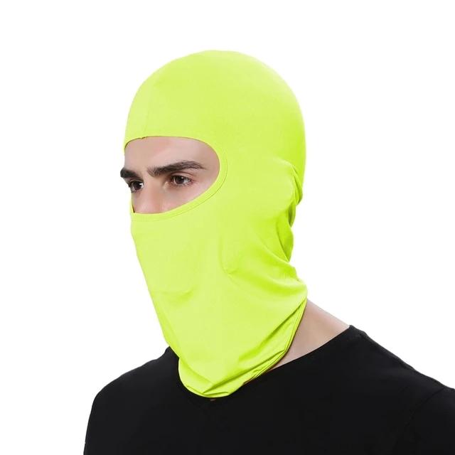 Capa Facial Completa para Motocicleta e Ciclismo: Balaclava de Verão com Proteção Solar e Escudo para o Pescoço