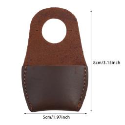 Ferramenta De Bordado De Mão De Couro Macio Artesanato, Feltragem De Agulha, Protetores De Dedos, Guardas, Índice De Polegar, Guarda De Proteção, 1Pc - Image 5