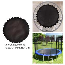 Tapete de trampolim preto reutilizável para treino doméstico durável equipamento leve redondo - Image 5
