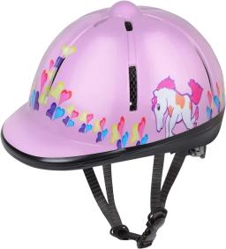 Novas crianças equitação capacete de segurança ajustável capacete equestre cabeça equipamentos de proteção pilotos para 3 a 8 anos - Image 1