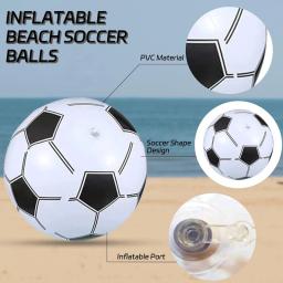 Bola de praia inflável para meninos e meninas, futebol, futebol, verão, piscina, jogo de festa, 16 Polegada, 1pc - Image 4