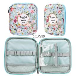 Agulhas de tricô para Crochet, Organizador, Saco De Armazenamento, Bolsa De Viagem, Ganchos, Kit De Acessórios De Costura, Circular - Image 4