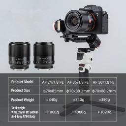 Do Brasil VILTROX 16mm 24mm 28mm 50mm 85mm f1.8 para Sony e mount lente câmera af foco automático quadro completo prime grande abertura retrato lente da câmera sony e montagem A7M4 zve10 A6600 a6700 fx30 a7c2 - Image 6