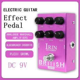 Irin AN-31 pedal de efeito de guitarra som britânico overdrive marshall amplificador simulador pedal de efeito acessórios de guitarra elétrica - Image 2