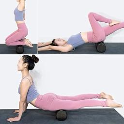 42cm epp diamante fitness yoga coluna rolo de espuma pilates ginásio exercício volta perna braço muscular relaxante massagem yoga bloco acessórios - Image 3