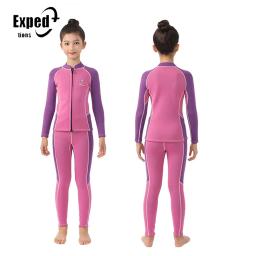 Roupas de mergulho em neoprene para crianças, Wetsuit térmico para meninos e meninas, Mantenha aquecido, mergulho e surf, roupa de banho 2,5mm - Image 1