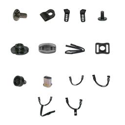 Peças capacete de hóquei, acessórios esportivos, simples e fácil de instalar - Image 1