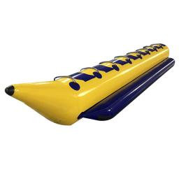 Barco inflável do esqui aquático da banana para o arrendamento, encerado comercial resistente, PVC, 8 cavaleiro - Image 1