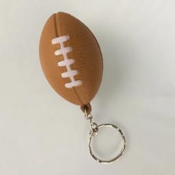 Chaveiros de futebol americano para jogadores, chaveiro PU, lembranças pingentes, atletas, meninos, chaveiro bola, anéis, esporte, brinquedos - Image 4
