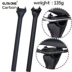 ELITA ONE MTB Espigão de selim de fibra de carbono 27,2/30,9/31,6 mm Mountain/Road Bike Selim UD Matte Peças de bicicleta - Image 1