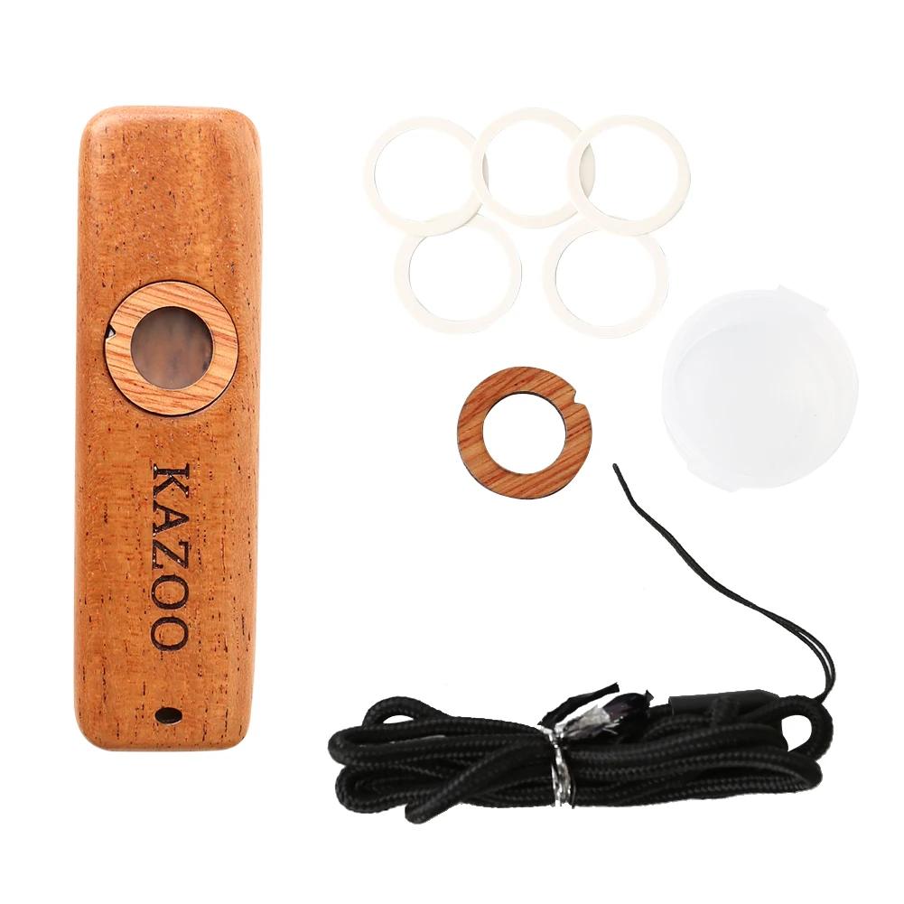 Harmônica de madeira para crianças, portátil, clássico, guitarra kazoo, ukulele, compactação, instrumento musical, presente para iniciantes - Image 1