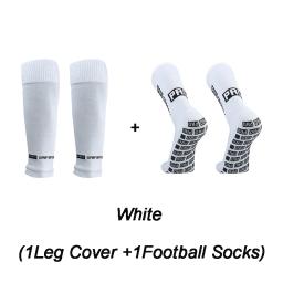 1 conjunto de caneleiras de futebol de alta elasticidade meias leg coveradult jovens esportes ao ar livre equipamentos de proteção antiderrapante meias de futebol - Image 6
