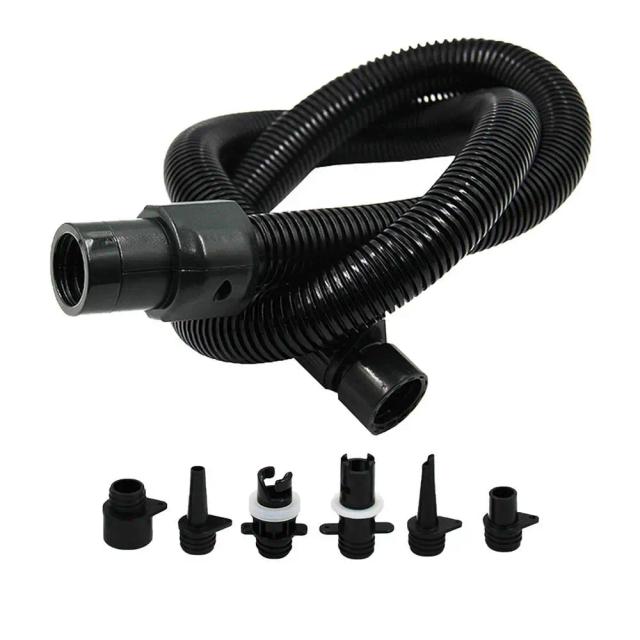 Kit de Tubo de Extensão para Bomba Inflável com 6 Bicos para Inflar SUPs, Caiaques e Piscinas