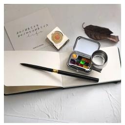 Conjunto De Dispensador De Tinta Aquarela, Mini Caixa De Pintura Portátil, Paleta De Aquarela De Viagem, Caixa Vazia, 10, 16 Grades - Image 2