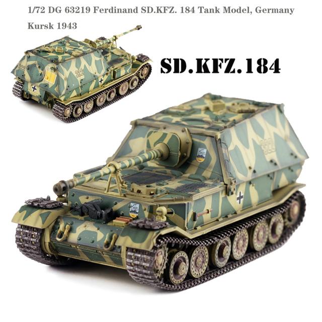Modelo 1:72 do Tanque Ferdinand SD.KFZ. 63219 - Batalha de Kursk, Alemanha 1943