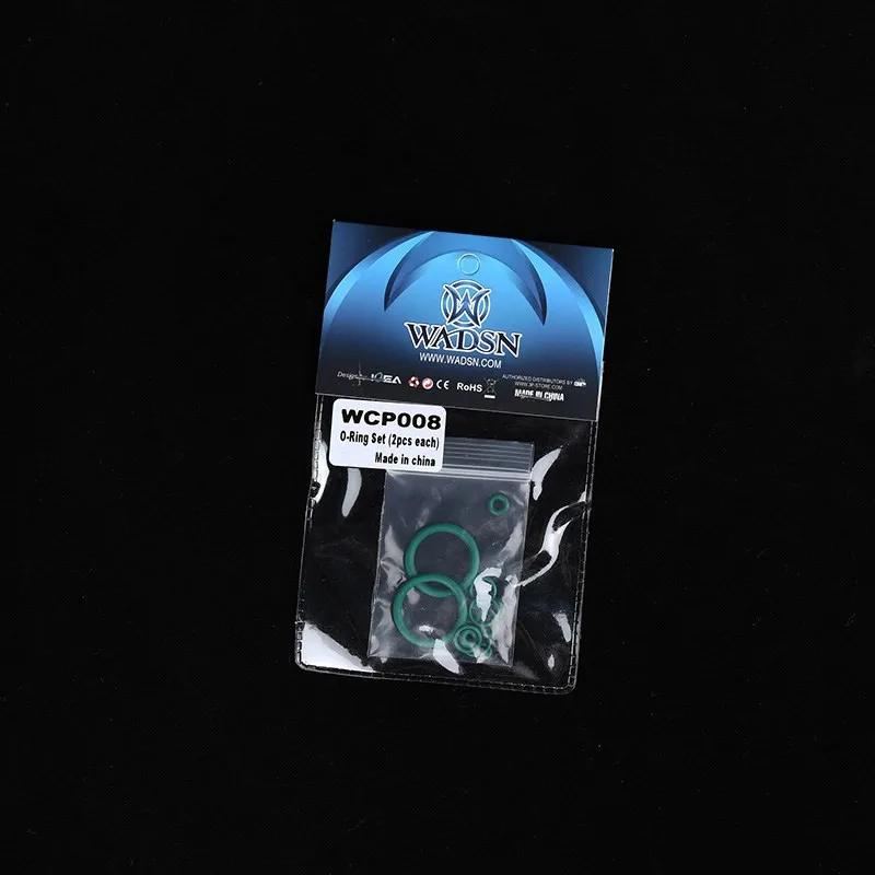 Tactical Airsoft Revista Flúor Borracha O Anel Set, Verde Anel De Silicone Plana, Junta De Vedação, Válvula De Gás Chave para GBB Gloc 17 19 P1 - Image 1