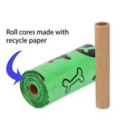 Saco de lixo para animais de estimação I saco de lixo de coleta de fezes degradável 15 peças/rolo com saco de fezes de cachorro de fragrância para cães e animais de estimação - Image 2