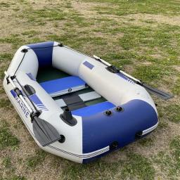 Kayak portátil Madeira Pavimento Canoa Bota com Acessórios, Solar Marine 2 Pessoa, 0.7mm PVC Barco De Pesca, 2M,Factory Outlets - Image 4