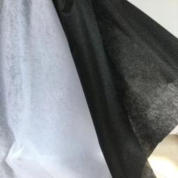 Interlinings e forros de tecido não tecido, Patchwork adesivo de face única, Ferro de costura, Branco, Preto, 500x100cm, 30g - Image 3