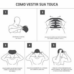 Touca de Natação em Silicone Kid Muvin Estampada com Alta Resistência para Treino e Lazer - Image 6