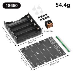 Caixa de armazenamento da bateria, recipiente do suporte da bateria, caixas do banco do poder, 18650, 21700, 3.7V, 7.4V, 11.1V, 14.8V, 1S, 2S, 3S, 4S - Image 5