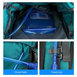 Mochila de grande capacidade para homens, esporte ao ar livre, trekking, caminhadas, alpinismo, bolsa de ombro com capa de chuva 60L - Image 5