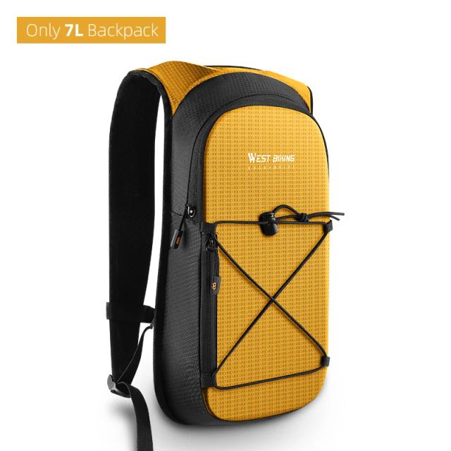 Mochila de Ciclismo West Biking 7L/16L: Leve, Respirável e Ideal para Hidratação em Corridas, Escalada e Caminhadas