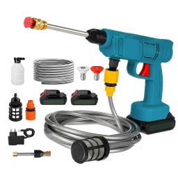 Arma De Lavadora De Carro De Alta Pressão, Arma De Lavadora De Pressão Elétrica, Bateria Recarregável, Spray De Água Mais... - Image 1