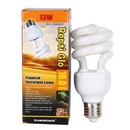 Recém quente 5.0 10.0 uvb 13w réptil lâmpada de incandescência uv para vivarium terrarium tortoise ES-E27 lâmpadas poupança energia - Image 2