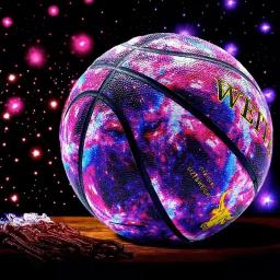Basquete de couro PU com padrão relâmpago Resistente ao desgaste, alta qualidade, ao ar livre, interior, bola de treinamento para adultos, juventude, 7 # - Image 1