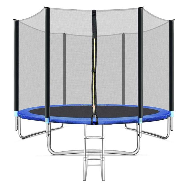 Trampolim Big Outdoor Fitness com Rede de Segurança - Tamanhos de 10ft e 12ft para Diversão Segura